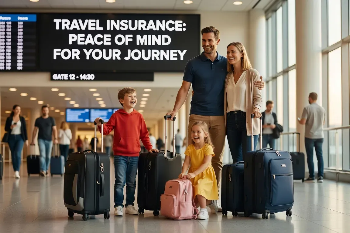 Passeport et documents d'assurance sur table de voyage