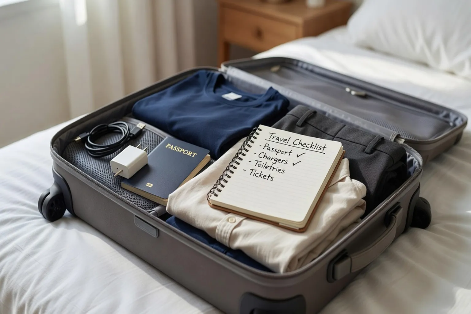 Check-list voyage 2026 : le guide complet préparation valise et documents